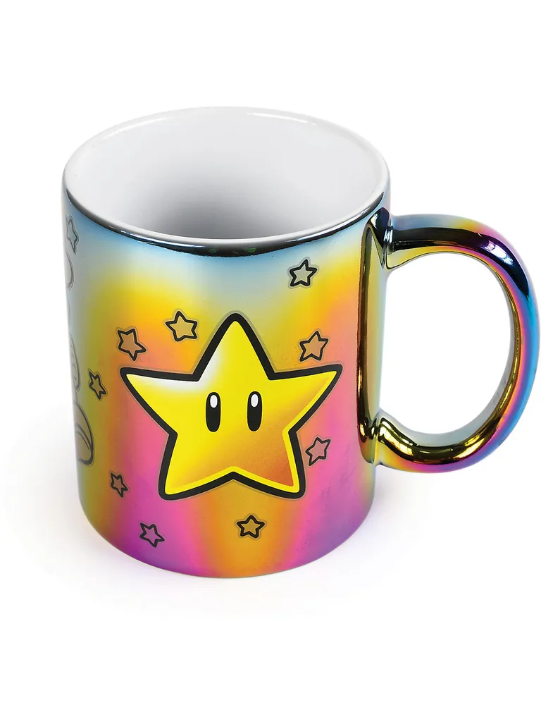 Pyramid Baby Tasse Super Mario Star Power, 315 ml, Keramik Tassen Fledermäuse Geschirr gamingfan fangaming